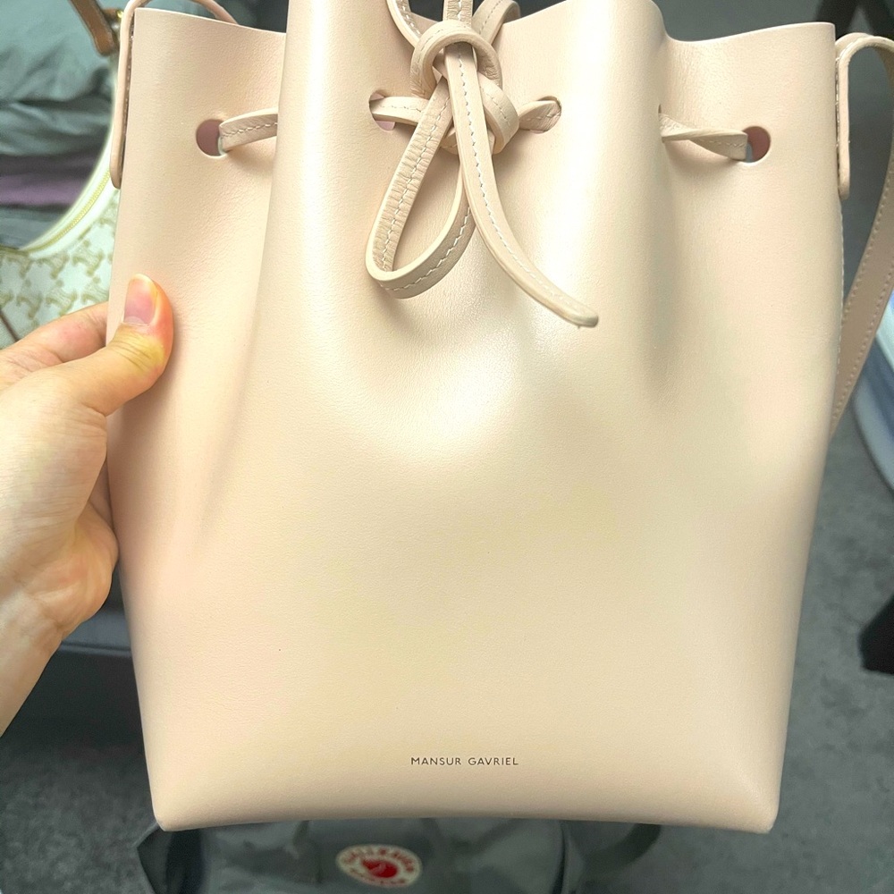 Mansur Gavriel mini bucket bag - Rosa